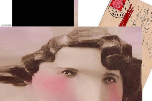 Cartoon: pensieri non letti (medium) by Enzo Maneglia Man tagged bozzetti,fotografia