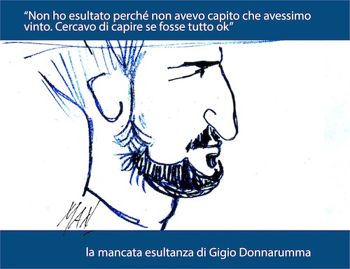 Cartoon: Profili di echi storici (medium) by Enzo Maneglia Man tagged donnarumma,calciatore,italiano,nazionale,2021,caricatura,calciatori,by,enzo,maneglia,man,fighillearte