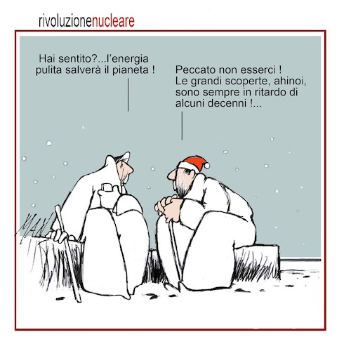 Cartoon: Rivoluzione nucleare (medium) by Enzo Maneglia Man tagged vignetta,umorismo,grafico,di,enzo,maneglia,man