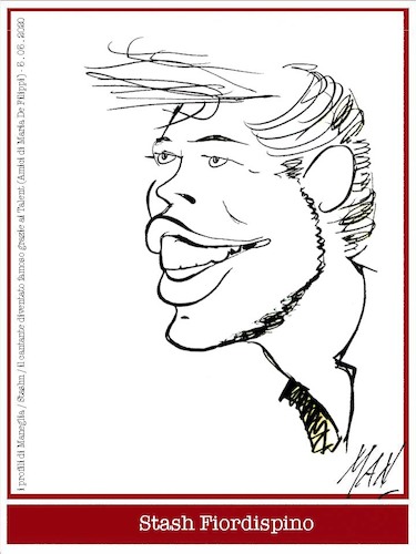 Cartoon: Stash Fiordispino (medium) by Enzo Maneglia Man tagged stash,fiordispino,caricatura,profili,di,man,rappresentazioni,grafiche,enzo,maneglia,fighillearte,piccolomuseo,fighille,it