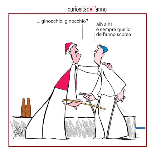 Cartoon: stranezze del 2026 (medium) by Enzo Maneglia Man tagged vignette,umorismo,grafico,spilli,fighillearte,piccolomuseo,di,fighille,ita