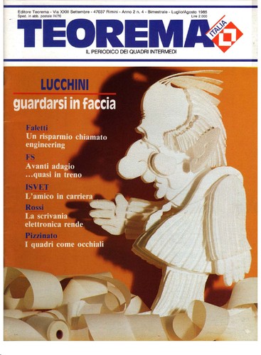 Cartoon: Teorema Italia 1985 (medium) by Enzo Maneglia Man tagged teorema,italia,lucchini,sculture,polistirolo,maneglia,man
