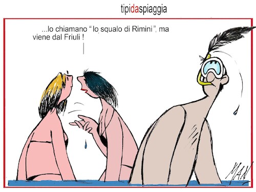 Cartoon: tipi di spiaggia (medium) by Enzo Maneglia Man tagged vignette,umorismo,grafico,mare,vacanze,estive,fighillearte,piccolomuseo,fighille,ita