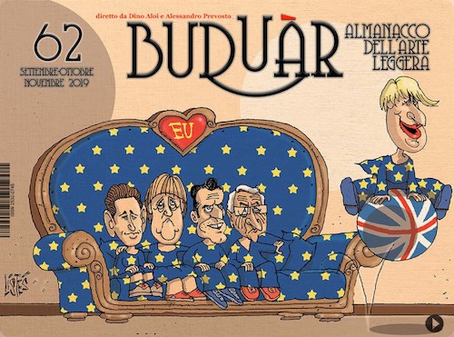 Cartoon: BUDUAR 62 2019 (medium) by Enzo Maneglia Man tagged vignette,umorismo,grafico,illustrazioni,buduar,bimensile,online,umoristico