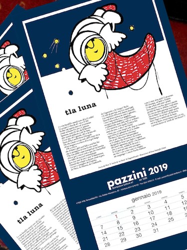 Cartoon: Calendario Pazzini Editore 2019 (medium) by Enzo Maneglia Man tagged calendari,2019,pazzini,grafiche,editore,tla,luna,eugenio,enzo,maneglia,man