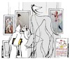 Cartoon: 37esimo Premio Fighille Arte (small) by Enzo Maneglia Man tagged illustrazioni,maneglia,grafiche,catalogo,mostra,37esima,edizione,premio,fighillearte