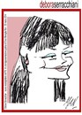 Cartoon: Debora Seracchiani (small) by Enzo Maneglia Man tagged caricatura,debora,seracchiani,pd,maneglia,man