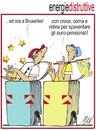 Cartoon: grillini in Europa (small) by Enzo Maneglia Man tagged cassonettari,man,maneglia,fighillearte