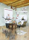 Cartoon: il coniglio in porchetta (small) by Enzo Maneglia Man tagged in,cucina