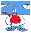 Cartoon: menu di pesce (small) by Enzo Maneglia Man tagged vignette,umorismo,illustrazioni,grafica,disegno,cucina