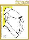 Cartoon: Papa Francesco (small) by Enzo Maneglia Man tagged caricatura,papa,francesco