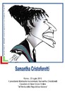 Cartoon: Samantha Cristoforetti (small) by Enzo Maneglia Man tagged samantha,cristoforetti,astronauta,man,maneglia