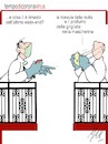 Cartoon: tempo di coronavirus (small) by Enzo Maneglia Man tagged vignette,umorismo,grafico,tempi,coronavirus,balconari,balconi,fughillearte,picciolomuseo,di,fighille,it,disegni,grafica,man,maneglia