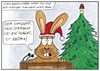 Cartoon: Der Osterhase unter Druck (small) by JGT tagged ostern easter plagiat guttenberg osterhase eier plagiatsaffäre betrug