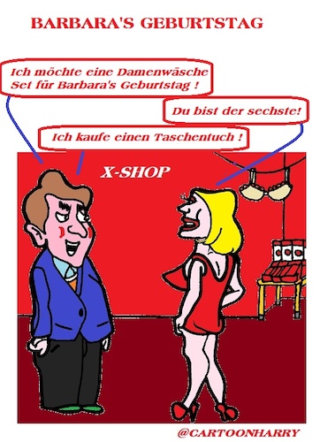 Cartoon: Barbaras (medium) by cartoonharry tagged geburtstag,cartoonharry