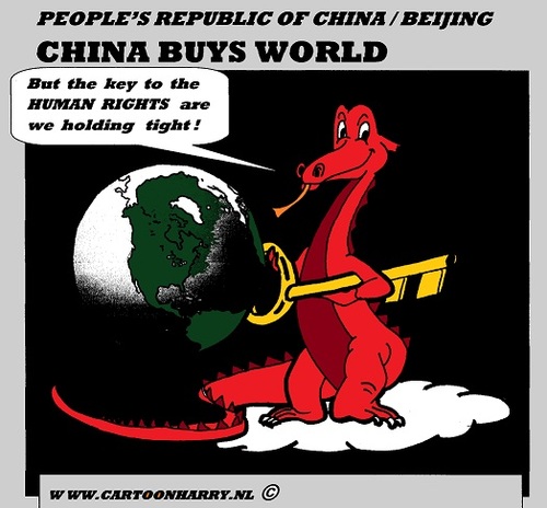 Cartoon: CHINA buys WORLD (medium) by cartoonharry tagged china,world,buy,change,dragon,key,keywhole,cartoon,art,artsdrawing,cartoonist,cartoonharry,dutch