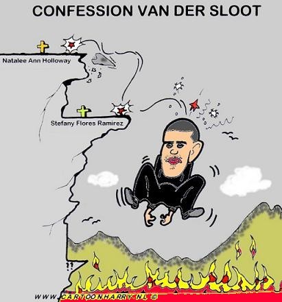 Cartoon: Confession Van Der Sloot (medium) by cartoonharry tagged drugs,sloot,joran,peru,murder,cartoonharry