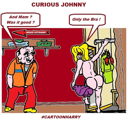 Cartoon: Curious (medium) by cartoonharry tagged curious,cartoonharry