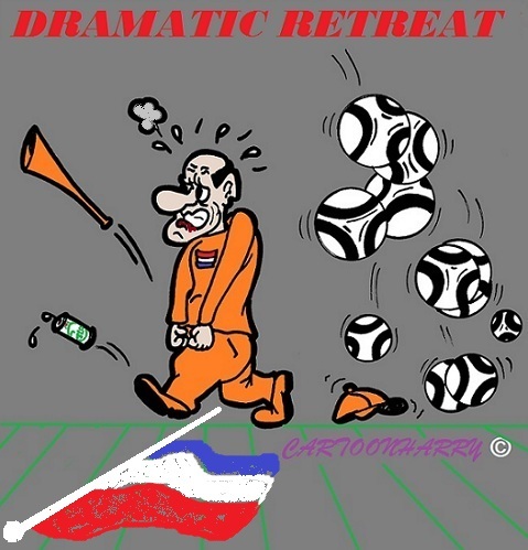 Cartoon: EC Mess (medium) by cartoonharry tagged mess,disappointment,ec,holland,retreat,football,soccer,cartoon,cartoonist,cartoonharry,dutch,toonpool