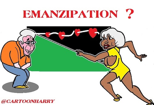 Cartoon: Emanzipation (medium) by cartoonharry tagged emanzipation