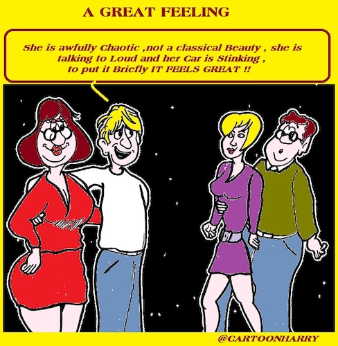 Cartoon: Feelings (medium) by cartoonharry tagged feelings,cartoonharry