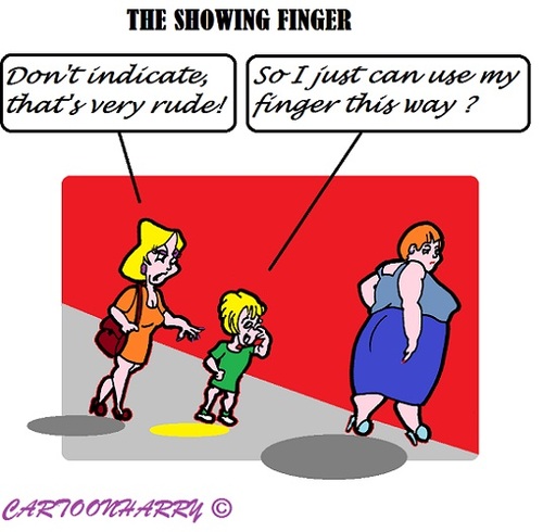 Cartoon: Finger Work (medium) by cartoonharry tagged mom,child,nose,finger