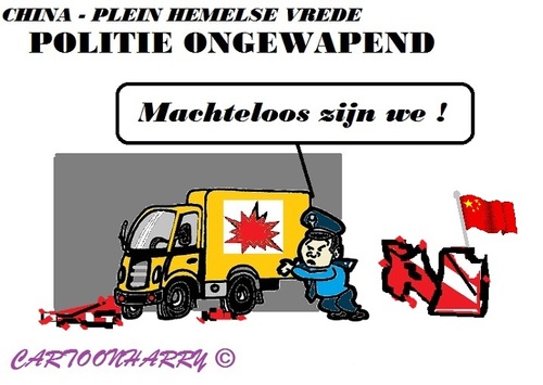 Cartoon: Hemelse Vrede (medium) by cartoonharry tagged china,hemelsevrede,explosie