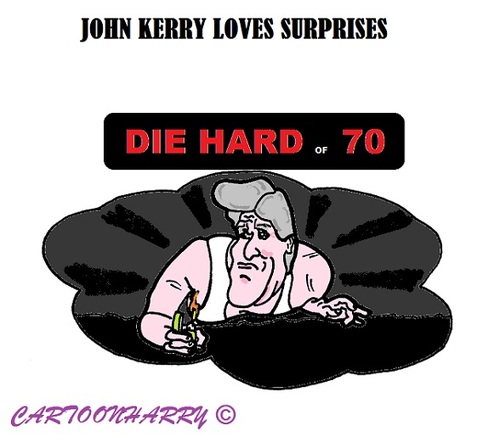 Cartoon: John Kerry (medium) by cartoonharry tagged usa,kerry