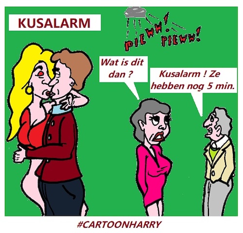 Cartoon: KusAlarm (medium) by cartoonharry tagged kus,alarm,cartoonharry