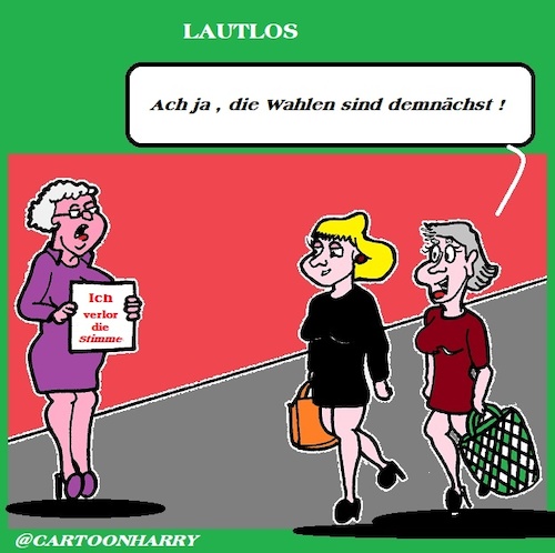 Cartoon: Lautlos (medium) by cartoonharry tagged lautlos,cartoonharry