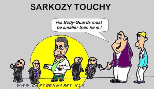 Cartoon: Little Sarko (medium) by cartoonharry tagged sarko,france,touchy,little,cartoonharry