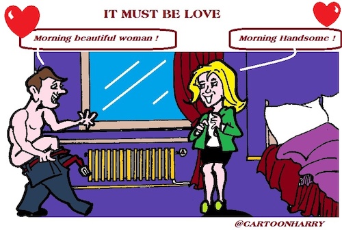 Cartoon: Love (medium) by cartoonharry tagged love