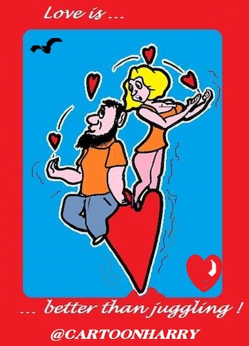 Cartoon: Love is (medium) by cartoonharry tagged love,cartoonharry