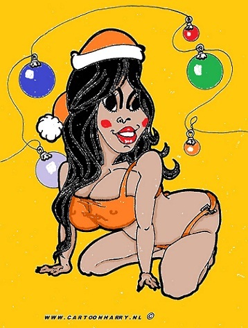 Cartoon: My Christmas Girl (medium) by cartoonharry tagged orange,brown,dark,xmas,christmas,cartoon,comic,artist,comix,comics,cool,cooler,cooles,design,girl,girls,girlies,erotic,erotik,art,toonpool,toonsup,facebook,hyves,sexy,sexier,arts,cartoonist,cartoonharry,dutch