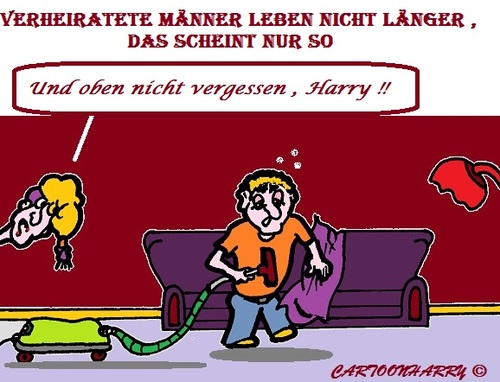 Cartoon: Nicht Vergessen (medium) by cartoonharry tagged haushalt,oben