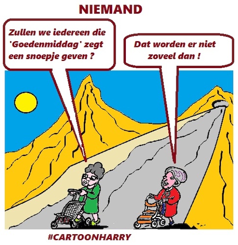 Cartoon: Niemand (medium) by cartoonharry tagged niemand,cartoonharry