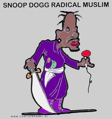 Cartoon: Snoop Dogg (medium) by cartoonharry tagged rapper,caricature,snoopdogg,muslim