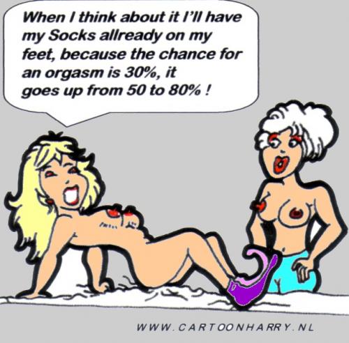 Cartoon: Sokken aan (medium) by cartoonharry tagged sok