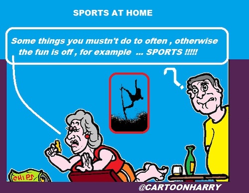 Cartoon: Sports (medium) by cartoonharry tagged sports,home