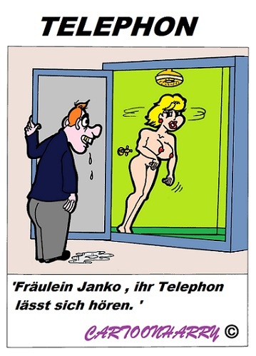 Cartoon: Telephon (medium) by cartoonharry tagged duschen,cartoon,telephon,fallen,seife,toonpool,deutsch,dutch,cartoonharry,cartoonist