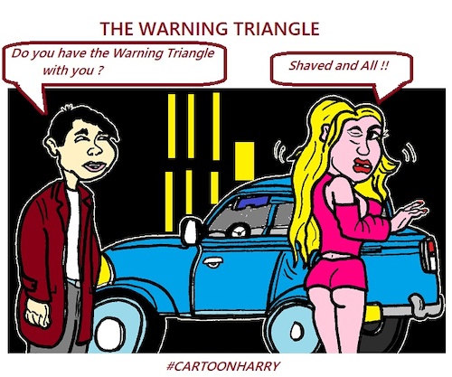 Cartoon: Warning Triangle (medium) by cartoonharry tagged warningtriangle,cartoonharry