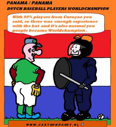 Cartoon: World Champion (medium) by cartoonharry tagged holland,baseball,champion,cartoon,cartoonist,cartoonharry,dutch,toonpool