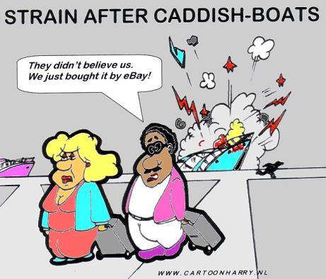 Cartoon: Yacht on Yachts in Holland (medium) by cartoonharry tagged boat,yacht,rich,gangsters