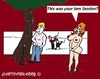 Cartoon: A Jam Session (small) by cartoonharry tagged jamsession,boy,girl,clarinet,outside,tree,cartoon,cartoonist,cartoonharry,dutch,toonpool