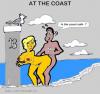 Cartoon: At the Coast (small) by cartoonharry tagged naked,coast,sex