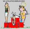 Cartoon: Berlin 2009 (small) by cartoonharry tagged athletics,incredible,berlin