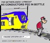 Cartoon: Conductors Pee In Bottle (small) by cartoonharry tagged train,enginedriver,pee,bottle,cartoonharry