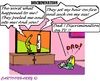 Cartoon: Discrimination (small) by cartoonharry tagged tv,child,banana,gigarette,discrimination,cartoon,cartoonharry