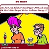 Cartoon: Du Hast (small) by cartoonharry tagged mickrig,nichts,man,selbstachtung