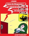 Cartoon: Ein Lügner (small) by cartoonharry tagged fernseher,sprecher,dick,lügner,cartoonharry